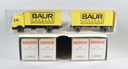 5 x Wiking 459/1 MB Sattelzug "Baur"