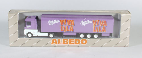 Albedo 700002 Renault Koffer-Sattelzug "Milka Viva Lila"