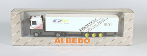Albedo 700006 Renault Koffer-Sattelzug "LKW des Jahres 1991"