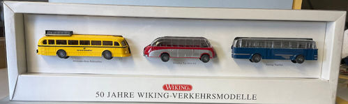 Wiking Bus Packung 50 Jahre Verkehrsmodelle