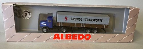 Albedo 115143 MAN Sattelzug "Grundl-Transporte"