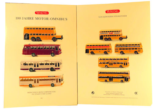 Wiking Werbepackung "100 Jahre Motor Omibus"